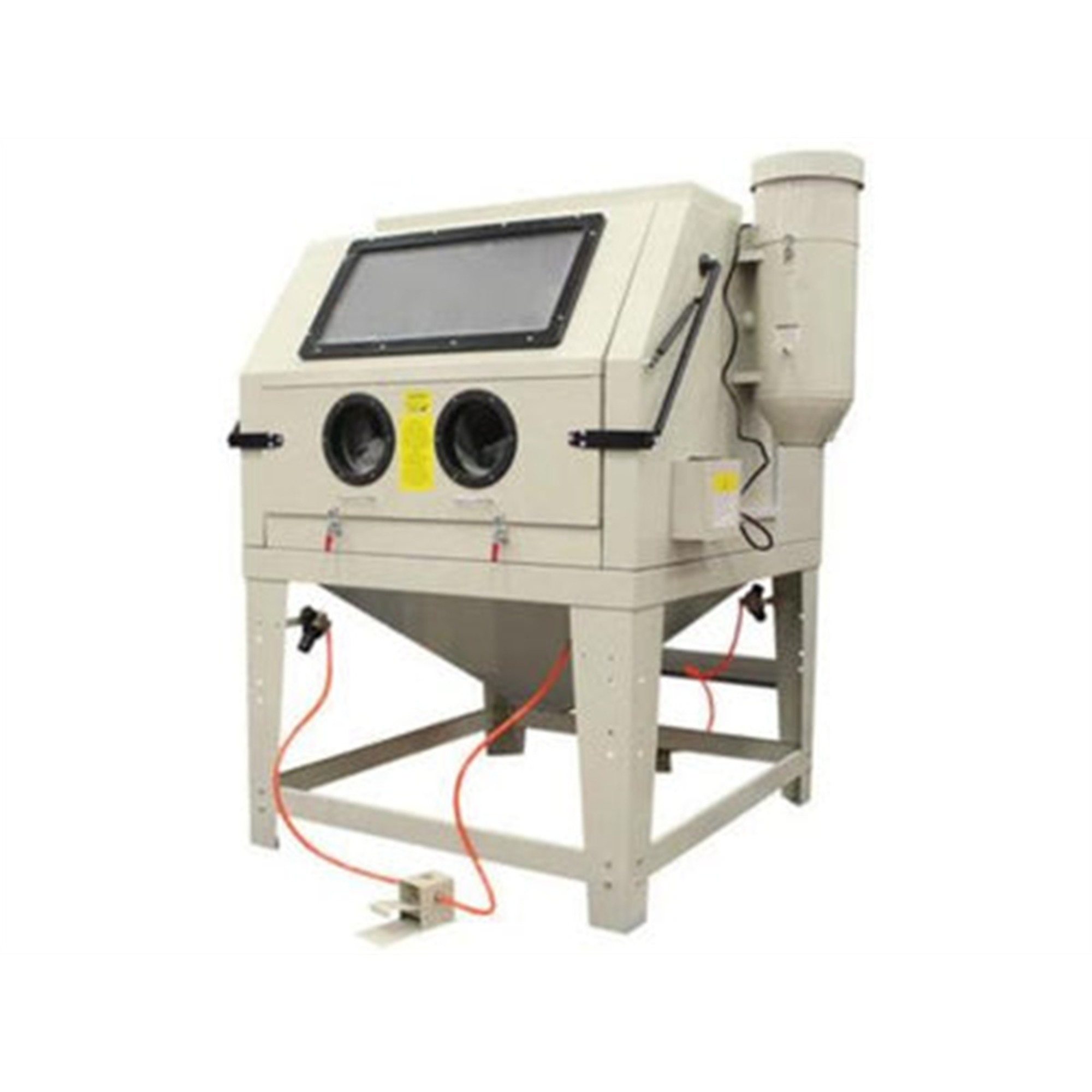 Atlas Automotive Equipment SBC1200 XL Media Sandblast Cabinet w/Vacuum, 46" x 51" x 33 1/2", 2) Foot Operated Control, Self-contained Dust Collection, Front/Back/Top Load Door, 16G Panels, 110V